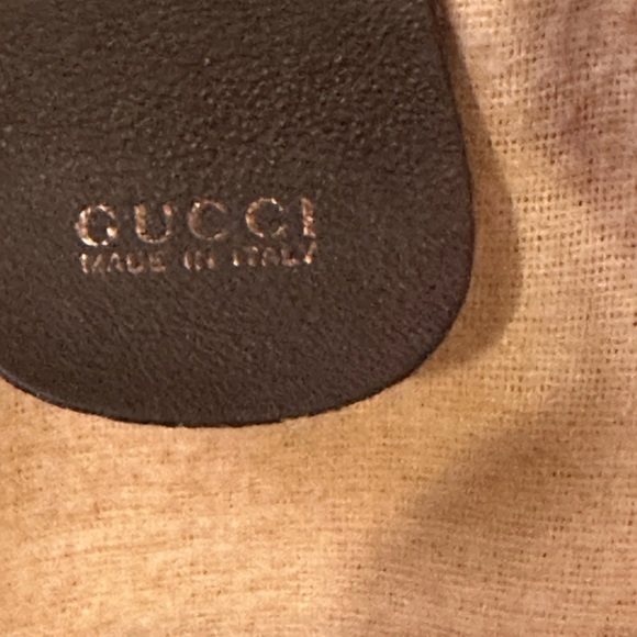 Gucci vintage brown leather bamboo bag with brown leather strap for a crossbody - Picture 10 of 12
